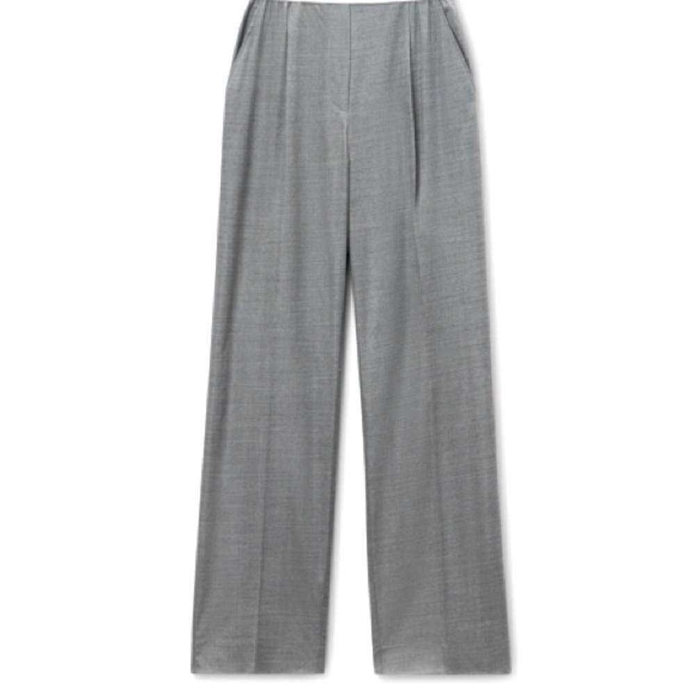 T By Alexander Wang Silk Trousers Pants Designer Luxury Classic Boho Spring